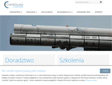 Tablet Screenshot of controllingpartner.pl